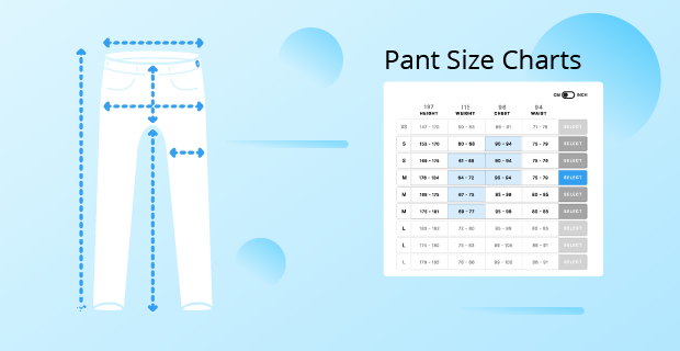 Trousers Size Chart & Conversion – Men & Women