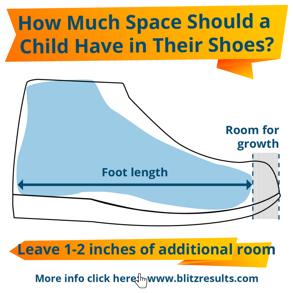 How Much Space Should a Child Have in Their Shoes?